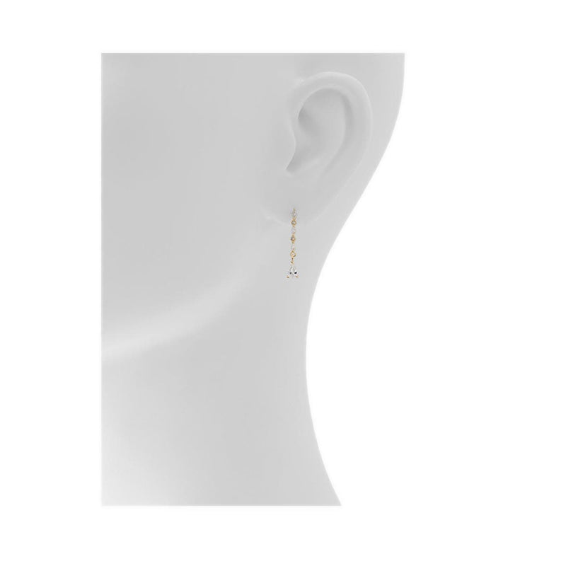 รุ่น BEDERYN ต่างหูผู้หญิง - สี GOLD/สี CLEAR MULTI