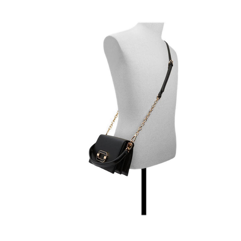 PEARLIN model, women's mini bag - black