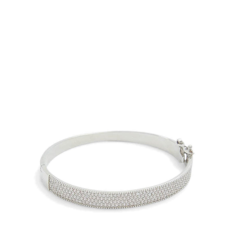 Aldo Blinggcuff Women's Bracelet - Silver-Clear Multi