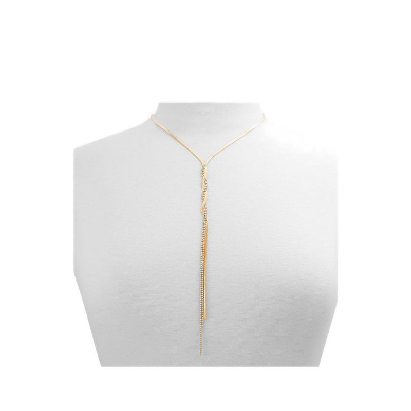 Ariia Women's Necklace - Gold/Clear Multi