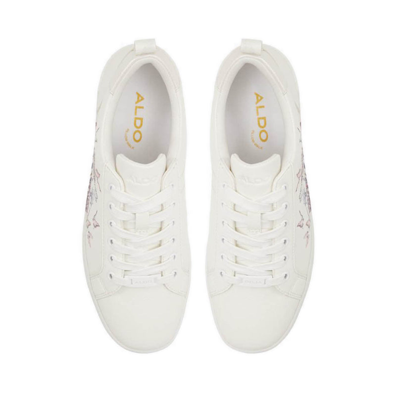 Meadow model, women's fashion sneakers - white