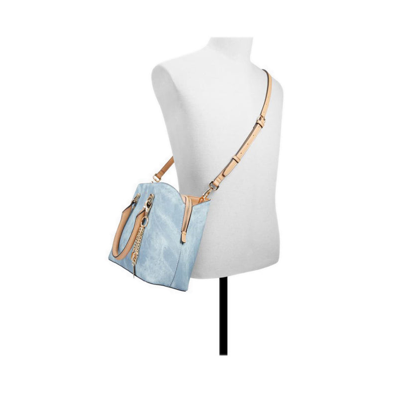 ALDO รุ่น Legoiri กระเป๋าทรงแซทเชิลผู้หญิง - สีฟ้า