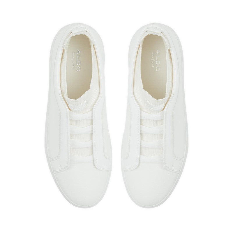 ALDO รุ่น Midtown รองเท้าผ้าใบผู้ชายข้อต่ำ - สีขาว