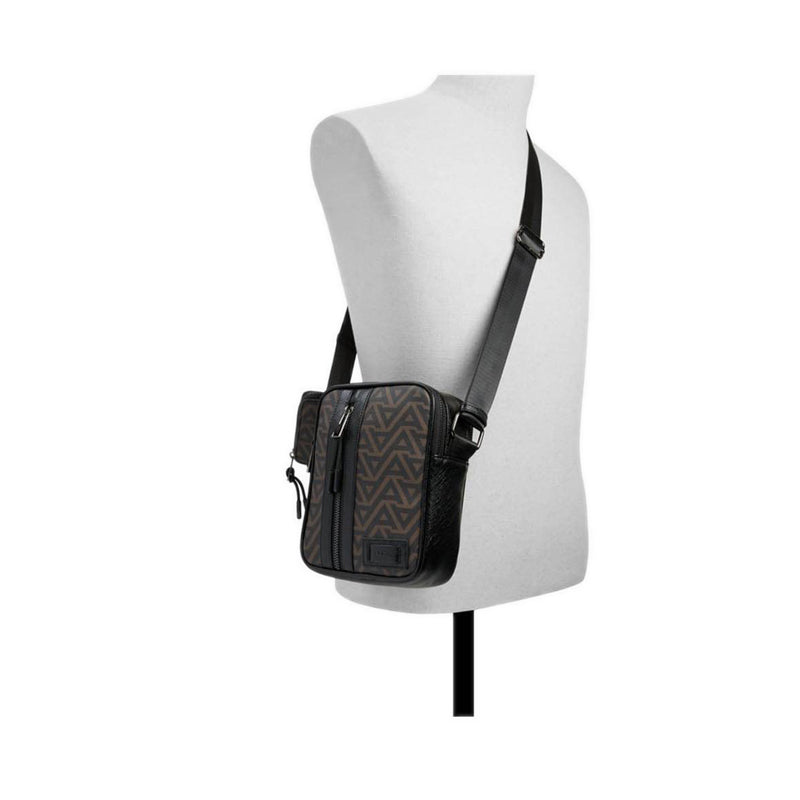 KHALID model men's shoulder bag - brown