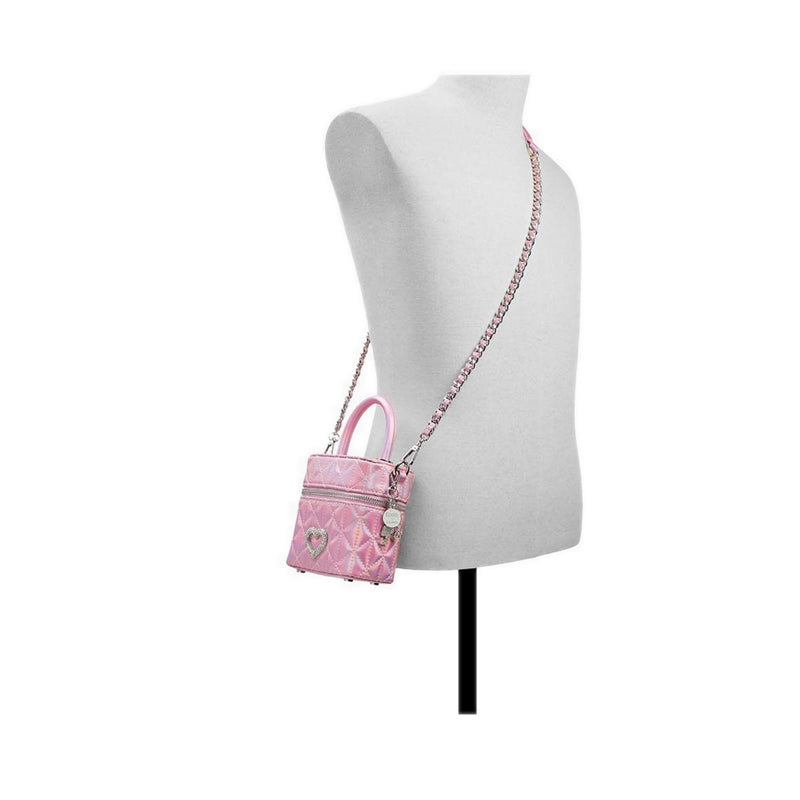 รุ่น Barbievanity กระเป๋าถือผู้หญิง - สี Bright Pink