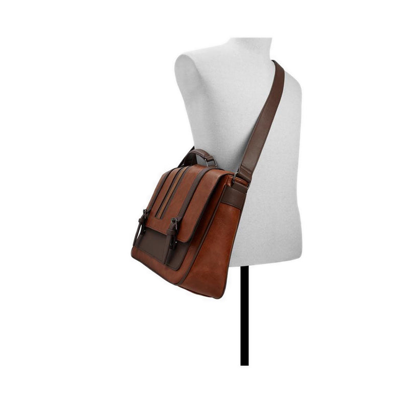 Muniel Men's Messenger Bag - Brown