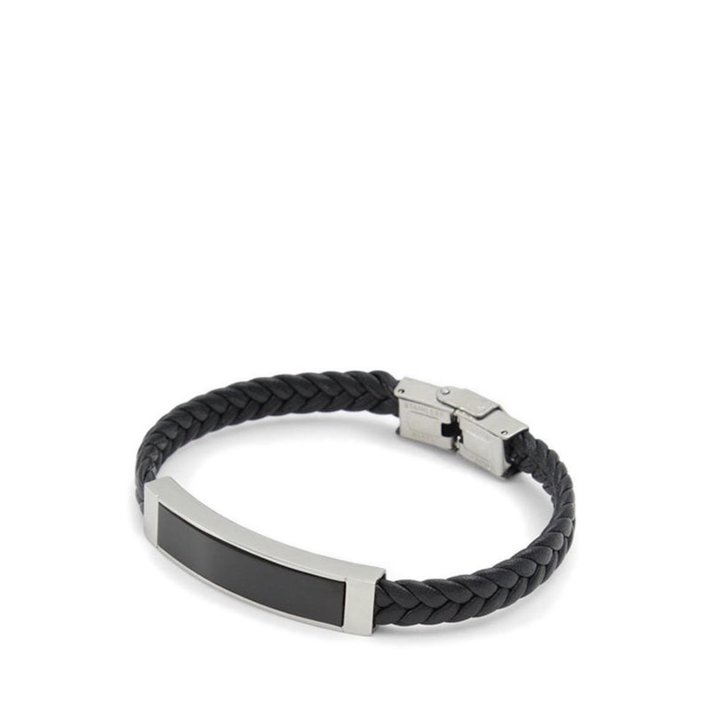 รุ่น Avin สร้อยข้อมือ - สี Black/Silver Multi