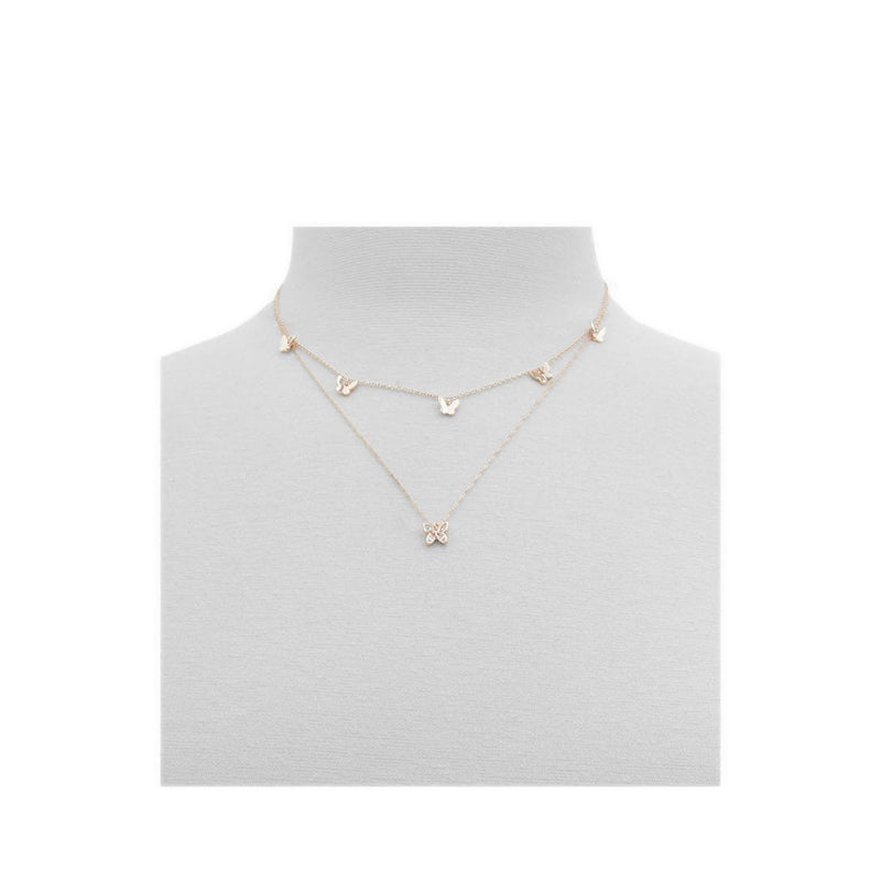 รุ่น FARECLYA สร้อยคอผู้หญิง - สีโรสโกลด์