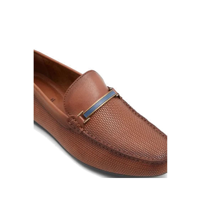 รุ่น Perez รองเท้าโลฟเฟอร์แบบสวมผู้ชาย - สี Cognac