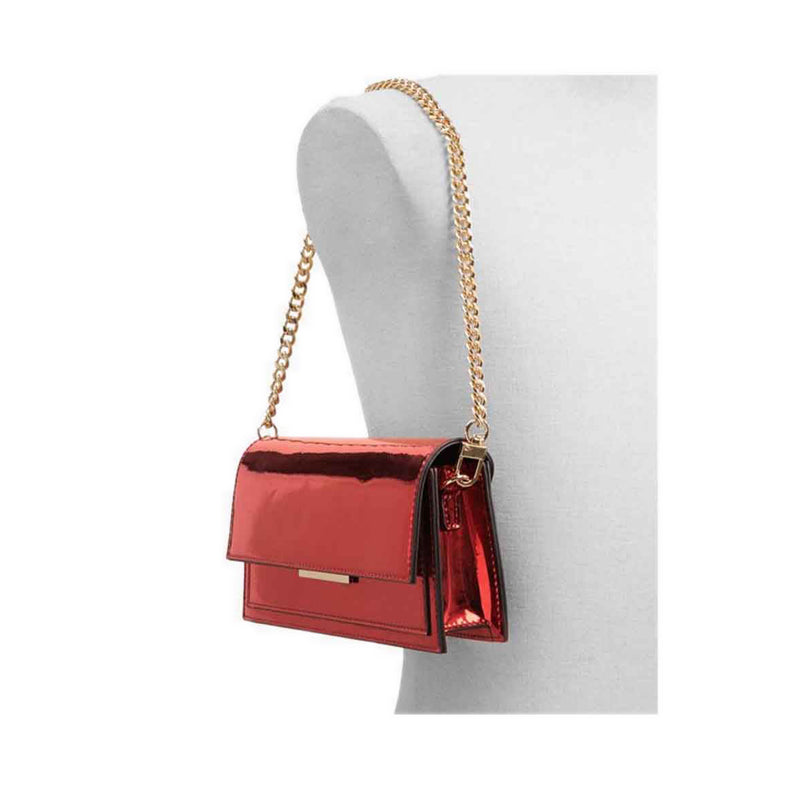 รุ่น Carrentar_Se กระเป๋าสะพายไหล่ผู้หญิง - สีแดง