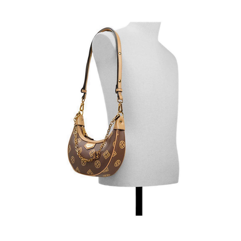 รุ่น AVIBELLE กระเป๋าสะพายไหล่ผู้หญิง - สีน้ำตาล