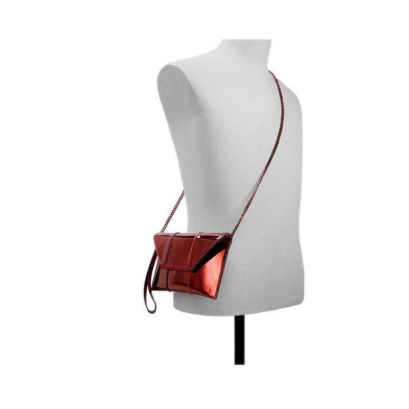 รุ่น FLORISSA_SE กระเป๋าคลัทช์และกระเป๋าถือสำหรับงานราตรีผู้หญิง - สีแดง