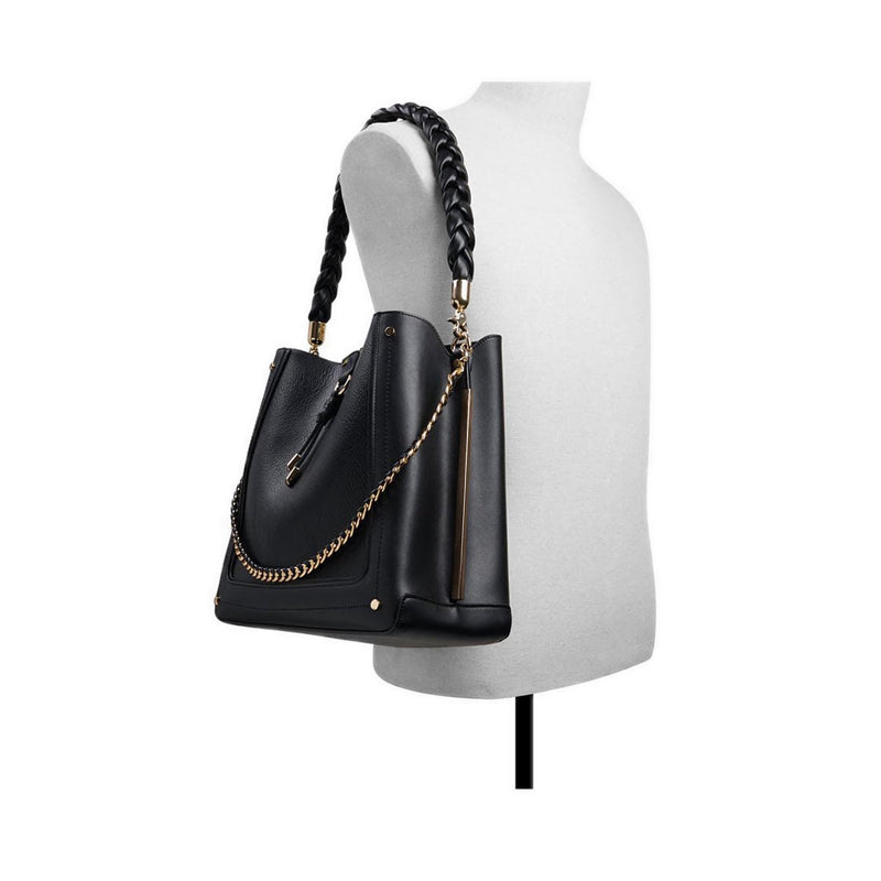 รุ่น Nalayna กระเป๋าสะพายไหล่ผู้หญิง - สีดำ