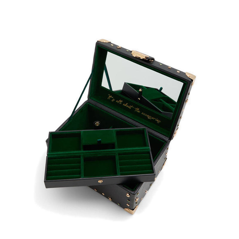 THRILLIFYING Women's Jewelry Box - Black
