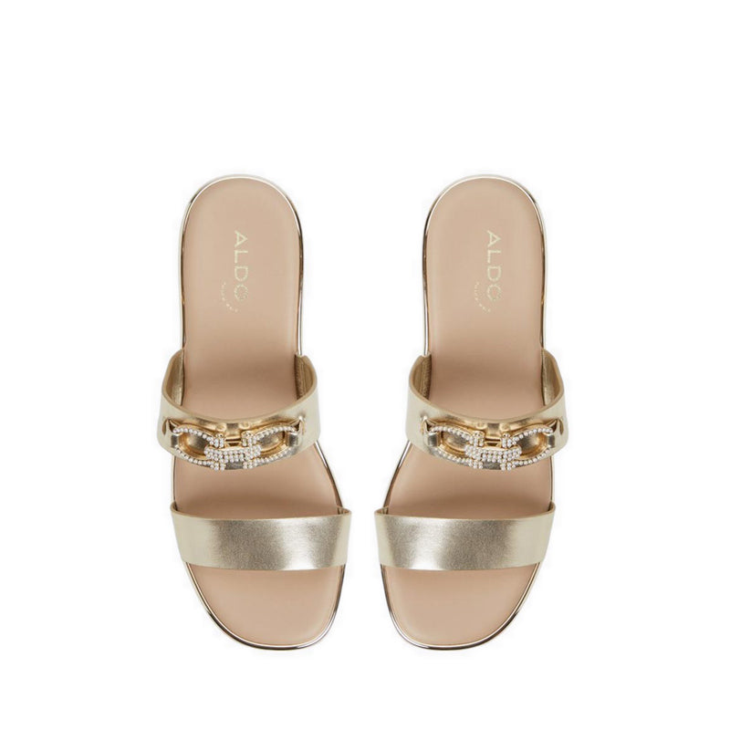 Aldo รุ่น Marren รองเท้าแตะชายหาดผู้หญิง - สี Champagne