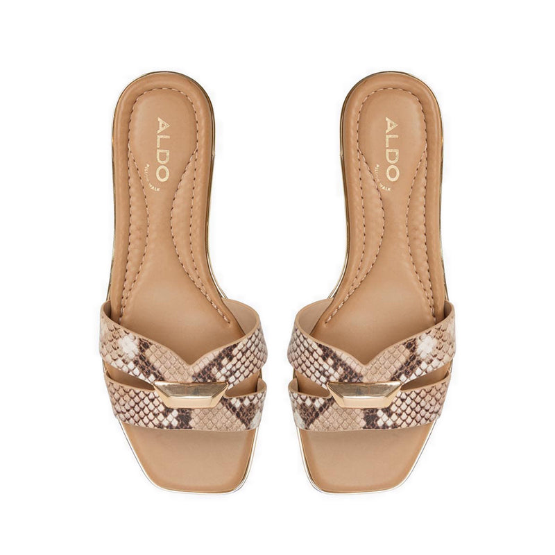 KHARINE women's sandals, Medium Brown color