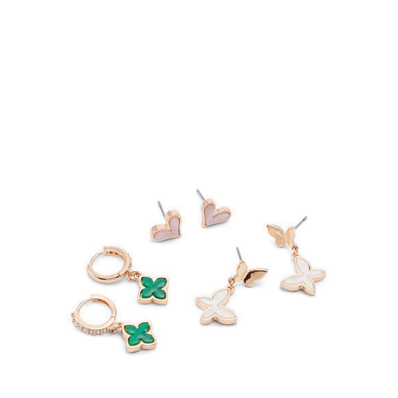 WHIMSYLY PIERCED Women's Earrings, PASTEL MULTI color