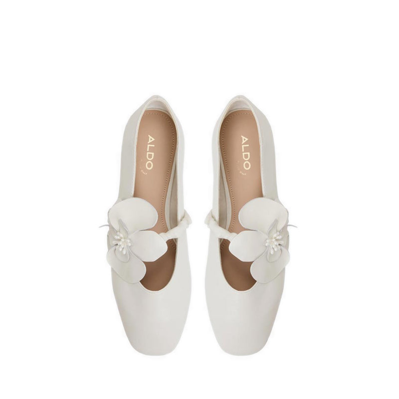 Aldo Floralina Women's Ballet Shoes - White/Bone