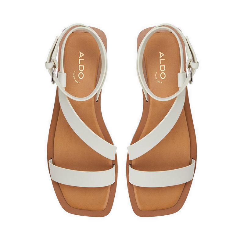 Aldo รุ่น Grugar รองเท้าแตะแบบสายคาดผู้หญิง - สี Bone