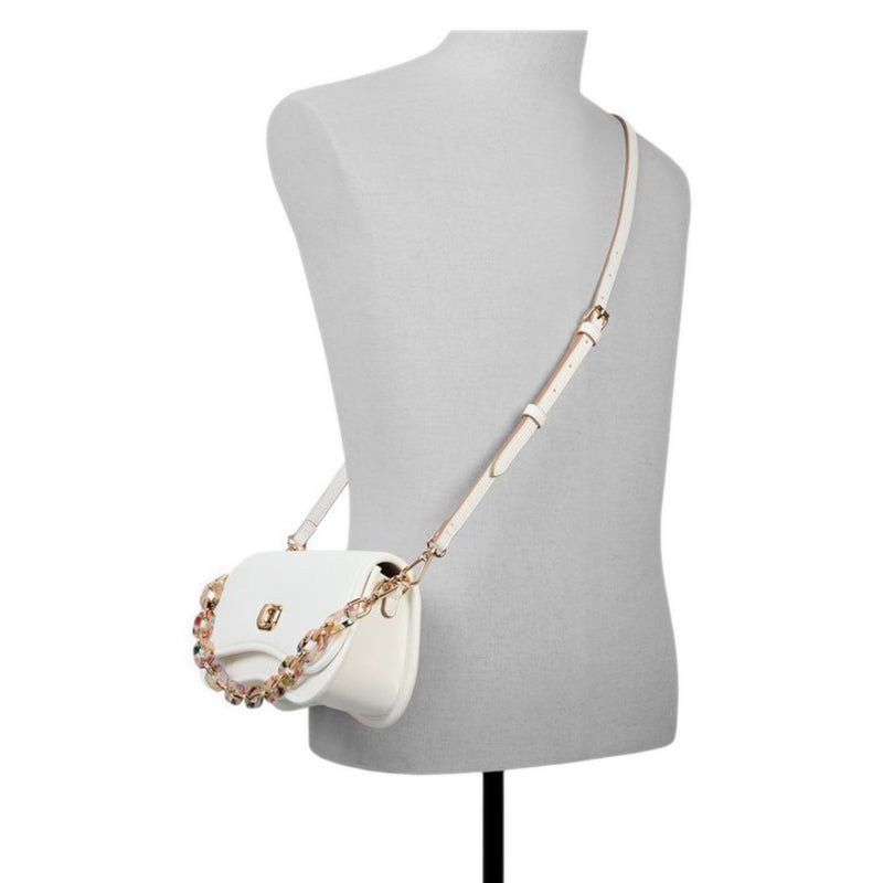 Aldo Clapperton Shoulder Bag - White