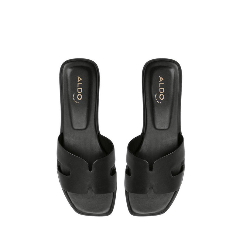 Aldo รุ่น Itsandal รองเท้าแตะส้นแบนผู้หญิง - สีดำ