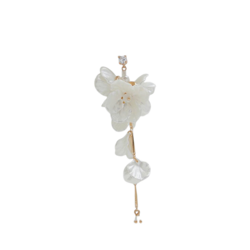 Chic Floral Color Earrings - Ice Color