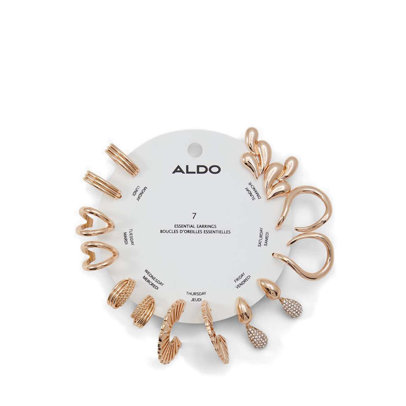 Aldo รุ่น Sevendays ต่างหูผู้หญิง สีทอง/Clear Multi