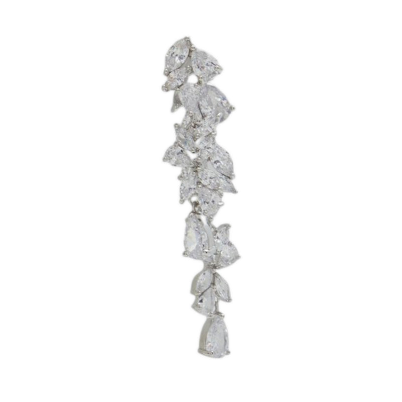 Wililith Earrings - Silver/Clear Multi