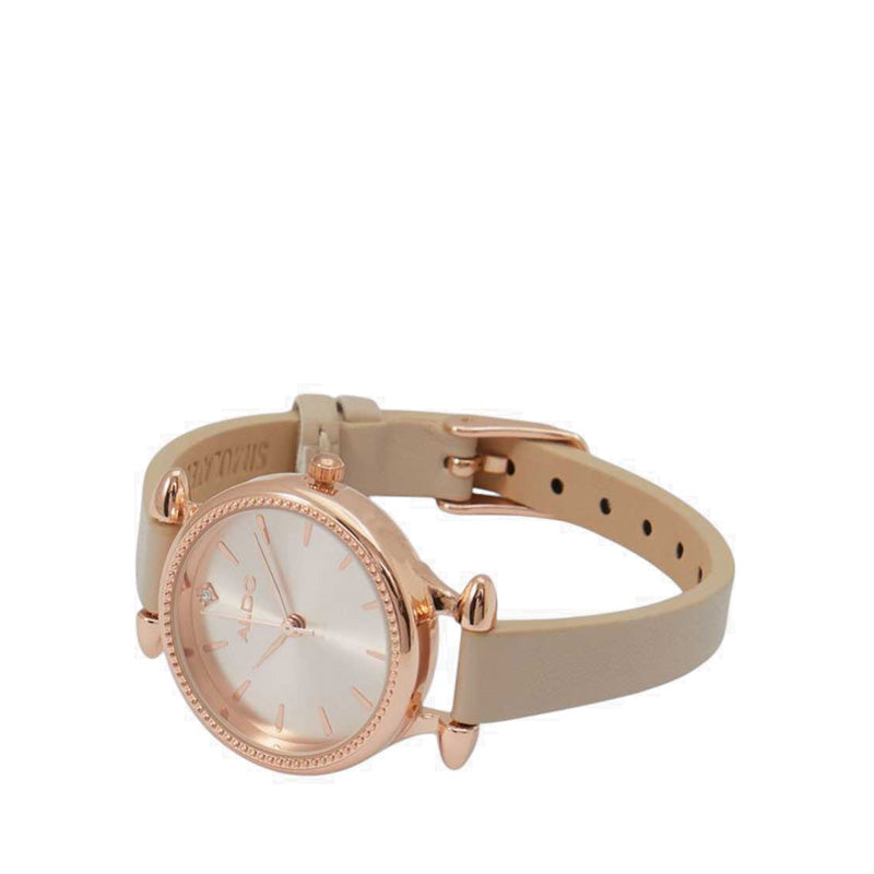 Aldo Thinline Watch - Medium Beige