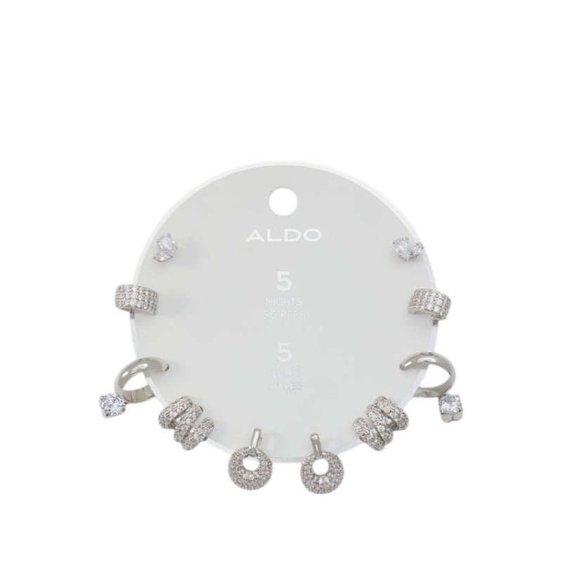 Fivelooks Earrings - Silver/Clear Multi