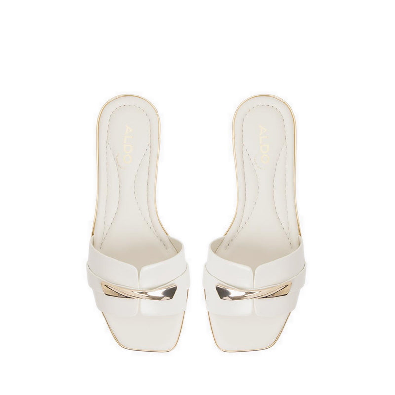 Aldo รุ่น Darlina รองเท้าแตะส้นแบน ผู้หญิง - สี White/Bone