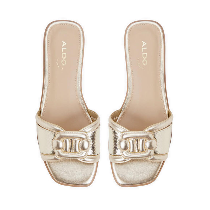 Aldo รุ่น Liaudin รองเท้าแตะพื้นราบ ผู้หญิง - สี Champagne