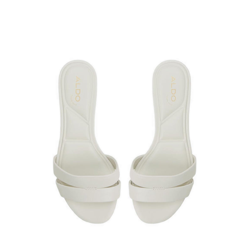 Aldo รุ่น Scarletta รองเท้าส้นสูงรัดส้น ผู้หญิง - สี White/Bone