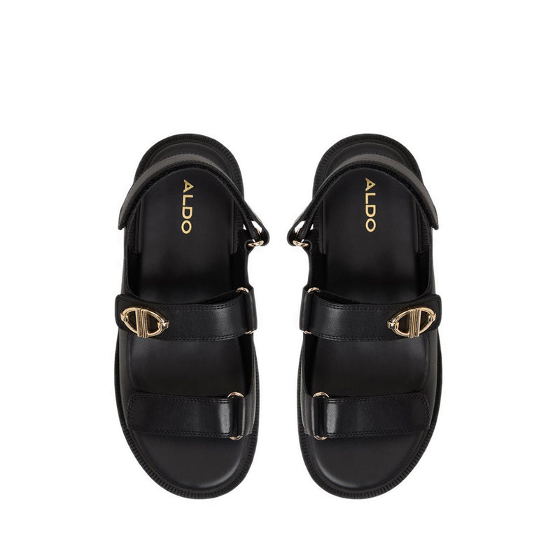 Aldo รุ่น Drirani รองเท้าแตะส้นเตารีด ผู้หญิง - สีดำ