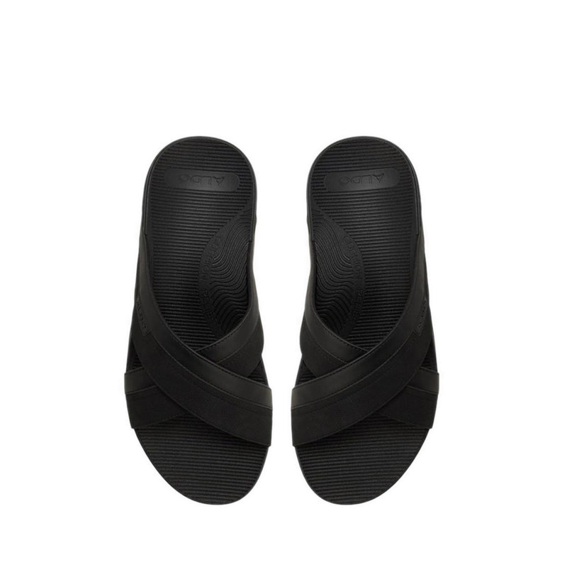 Aldo รุ่น Piette รองเท้าแตะผู้ชาย- สีดำ