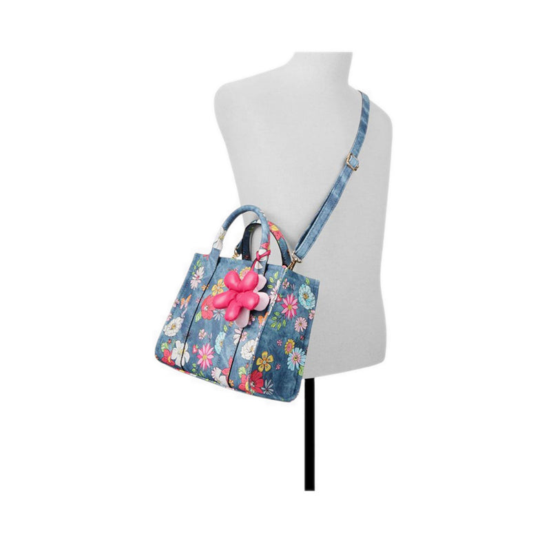 Aldo กระเป๋า Satchel รุ่น Floralbloom- สี Other Blue