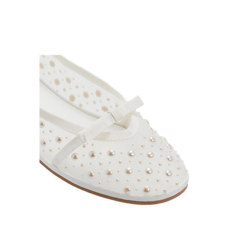 Aldo รุ่น Aurabella รองเท้าบัลเล่ต์ผู้หญิง - สี Open White