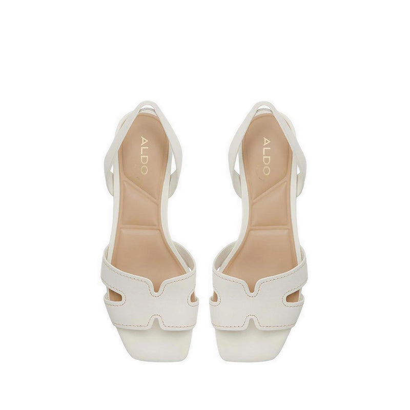 Aldo รุ่น Javamannon รองเท้าแตะส้นสูงผู้หญิง - สี White/Bone