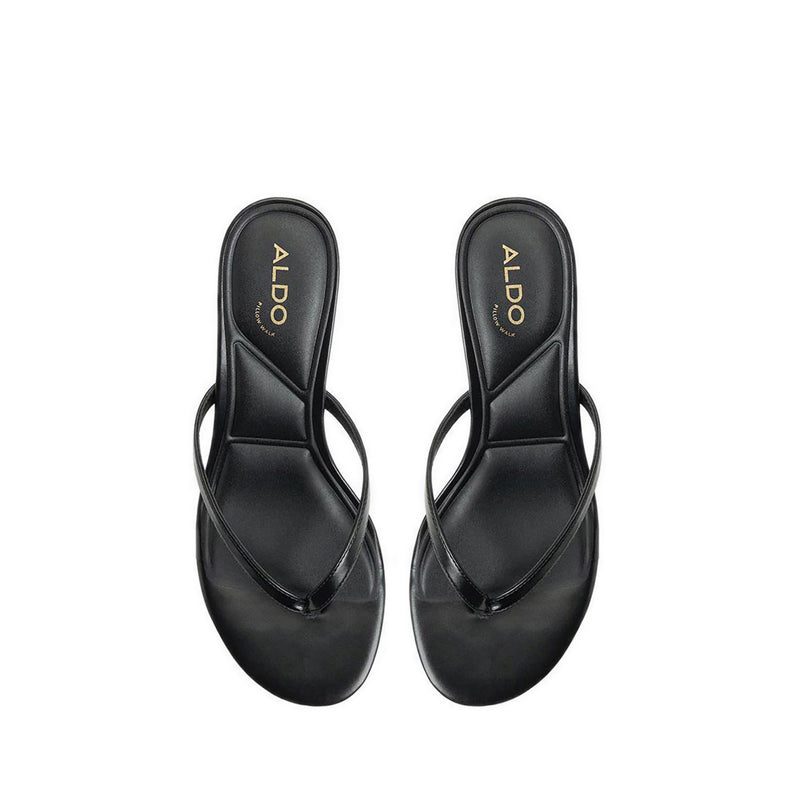 Aldo รุ่น Lift รองเท้าแตะมีส้นผู้หญิง - สีดำ