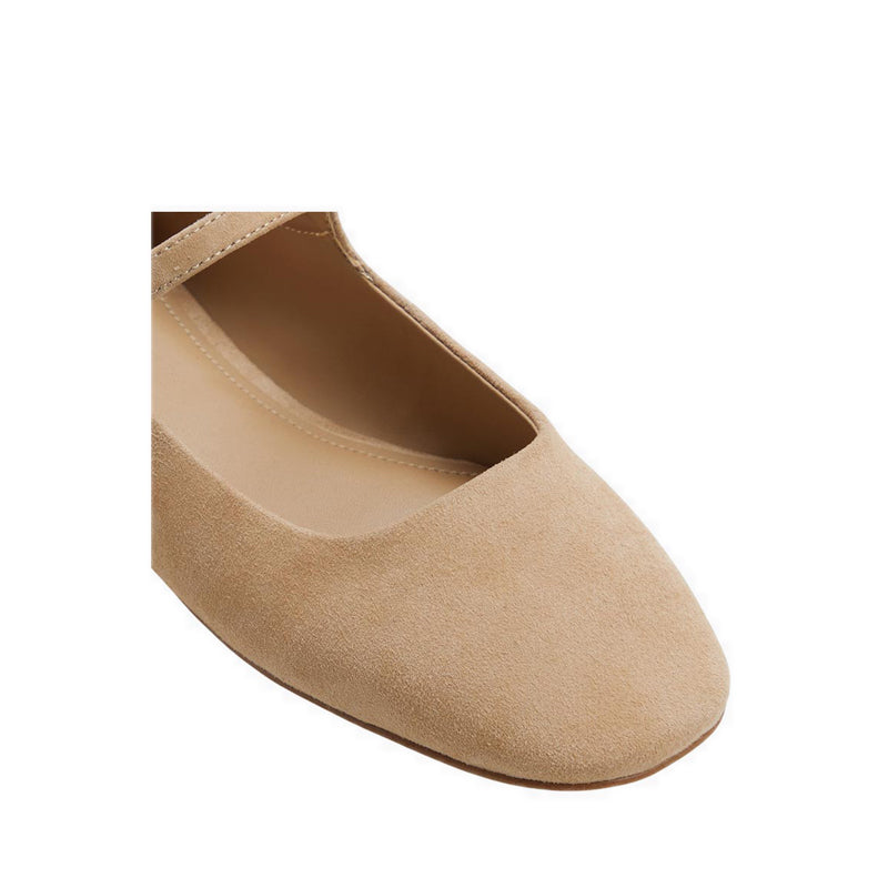 รุ่น Mary Jenna รองเท้าบัลเล่ต์ผู้หญิง - สี Beige