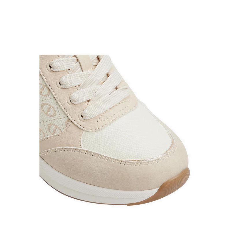 รุ่น Cambay รองเท้าผ้าใบส้นเตารีดผู้หญิง - สี Bone