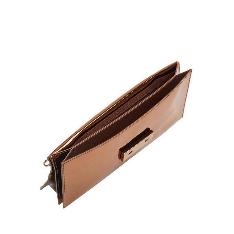 รุ่น Deandria กระเป๋าคลัตช์ ผู้หญิง - สี Dark Brown