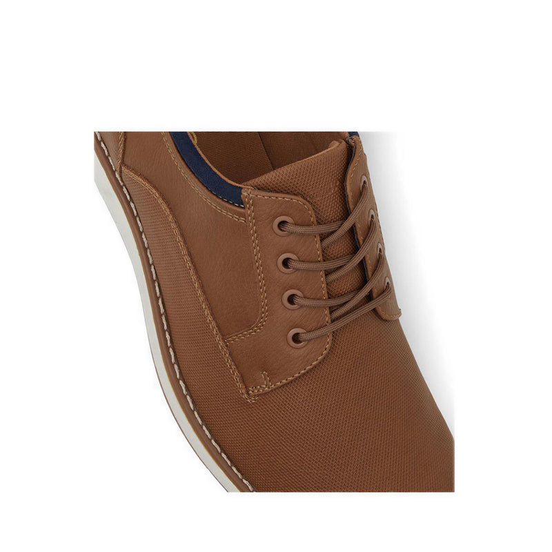 รุ่น Luca รองเท้าผ้าใบแฟชั่นผู้ชาย - สี Cognac