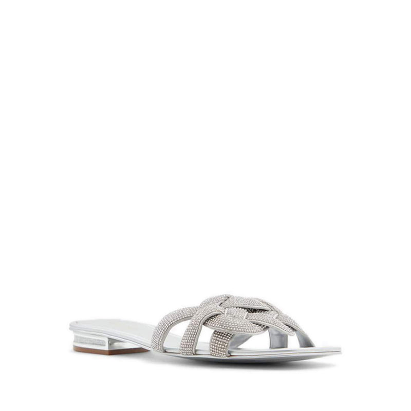 Aldo Tydeus รองเท้าแตะแบบสวมผู้หญิง - Silver