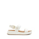Model: Silyian Women's Sandals - White