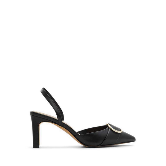 Otylia Women Slingback Heeled Shoes - Black