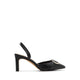 Otylia Women Slingback Heeled Shoes - Black