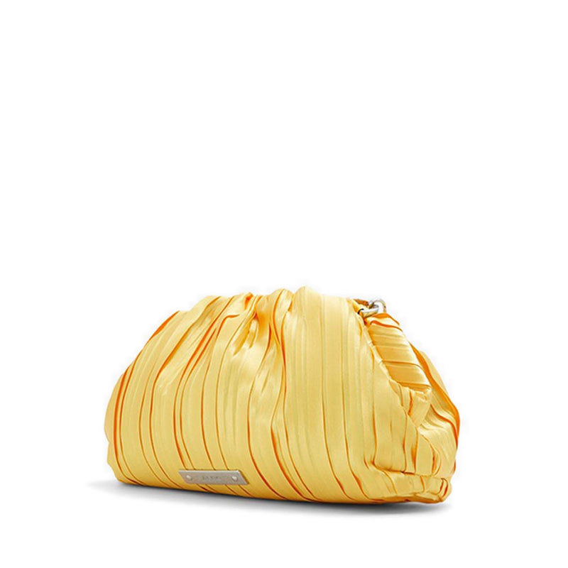 ALMASA Women's Evening Clutch and Handbag - MEDIUM YELLOW