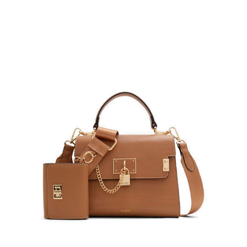 Aldo รุ่น Porsha กระเป๋าถือมีหูหิ้วด้านบน  - สีน้ำตาล