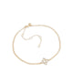 ICONIBLING model, women's necklace, gold/CLEAR MULTI color